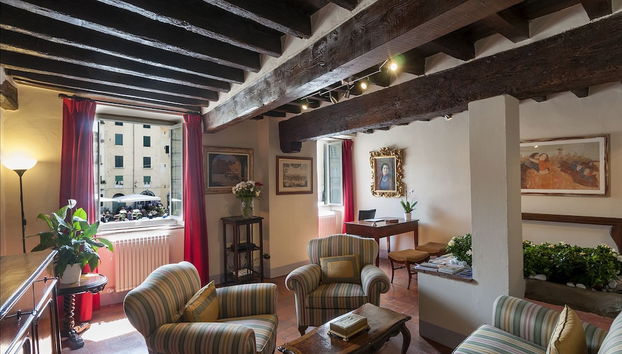 Zona de estar del vestíbulo