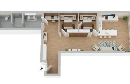 Munich Top Place direkt am Karlsplatz - Stachus 70 qm mit 2 Schlafzimmer Apartment Mila - Foto 24