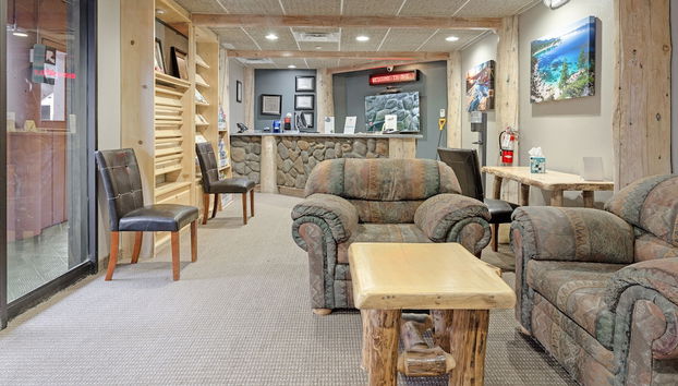 Coin salon dans le hall