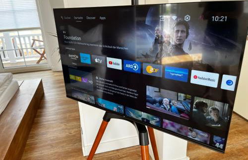 Muggelhuus das Loft mit Elbdeichblick im Alten Land und mit Wallbox - Photo 42