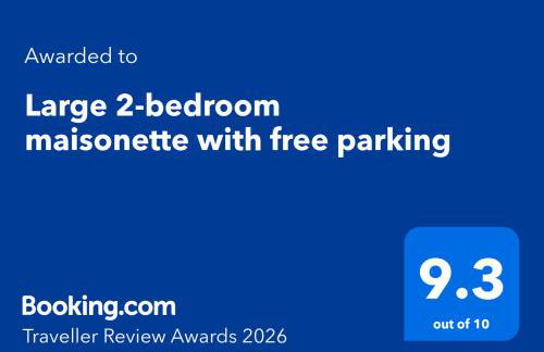 Large 2-bedroom maisonette with free parking - Foto 22