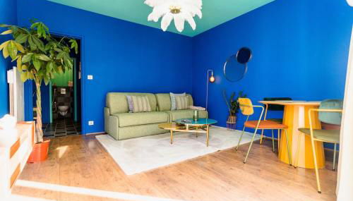 Luna - Cosy Appartement 50m2 - Place Parking Privé -Ascenseur - Position Centrale Gare - Pompidou - Nouvelle Ville - 2 à 4 Personnes - Foto 2