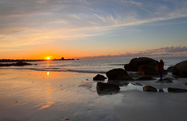 Granite Stone House With Fireplace, Plouguerneau - Foto 14