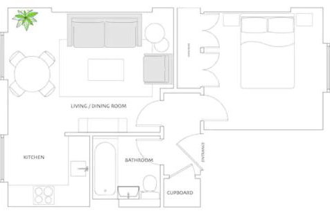 1 Bed Apartment Russell Square - Foto 7