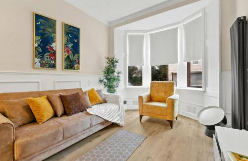 Free Parking - Sleeps 2 - 1 Bed Tenement - Renfrew - Foto 17