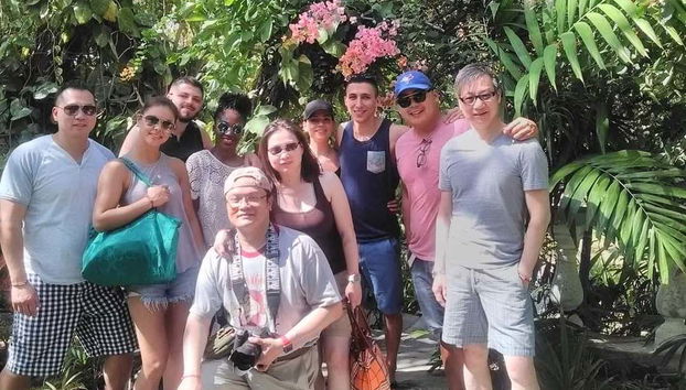 Disfrutando del tour