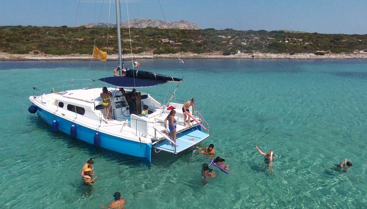 Swim in the waters in Asinara
