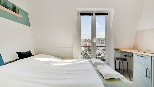 Intimate Studio for 2 People - Batignolles - Foto 4, Habitación