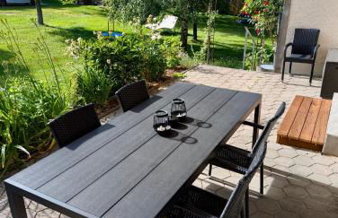 Gästehaus Philipp im Herzen des Fichtelgebirges - 5 Ferienwohnungen, großes Grundstück, Wald und Wiese, Wohnung mit privater Sauna, kostenfreie Parkplätze, WLAN - Foto 32