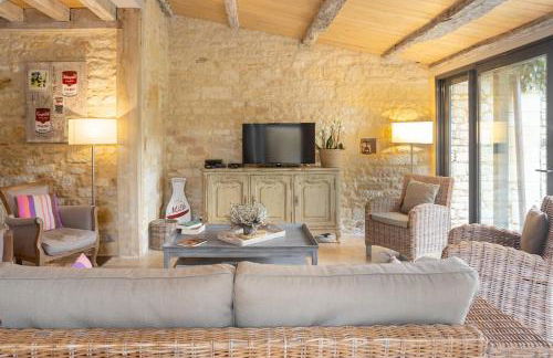 Maison 5 étoiles luxe 6p piscine privée chauffée Lascaux - Foto 47