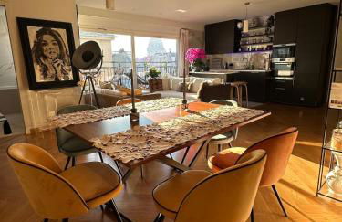 Beautiful apartment terrace Invalides and fireplace - Foto 30