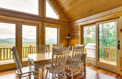 Mtn-View Deck Scenic Conway Log Cabin! - Foto 7