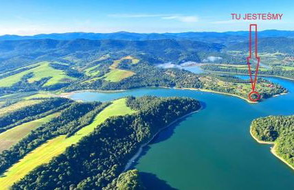 Brama Sanu - z prywatną linią brzegową Jeziora Solińskiego - pomosty - pontony - basen sezonowy - Foto 2