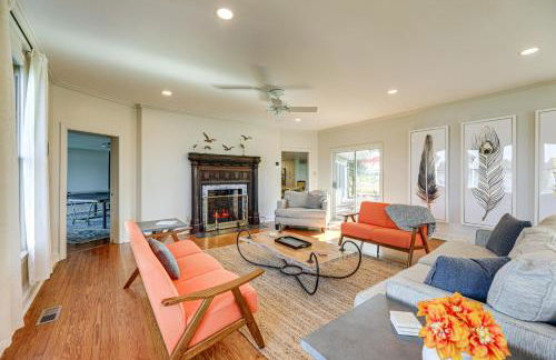 Riverfront Gem with Fire Pit in Eden - Foto 5