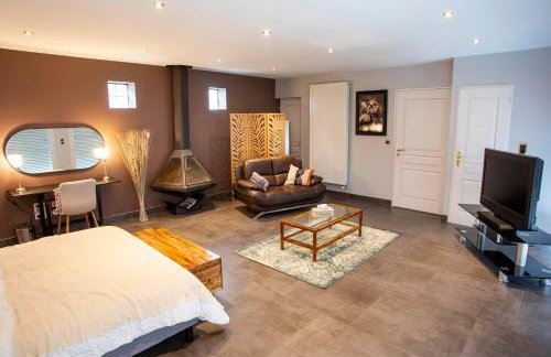 Villa 200m2 avec PISCINE chauffée & SPA & sauna & kota-grill - Foto 27