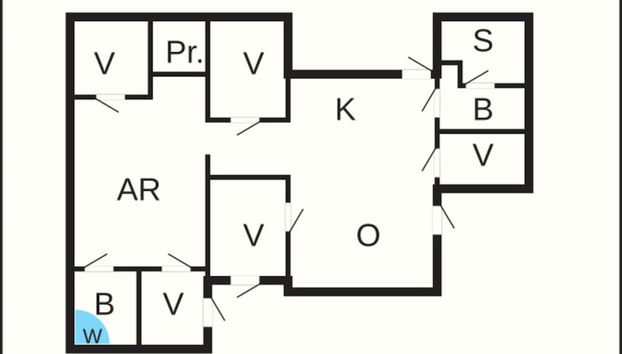 12 Person Holiday Home in Fano - Foto 2, Plano