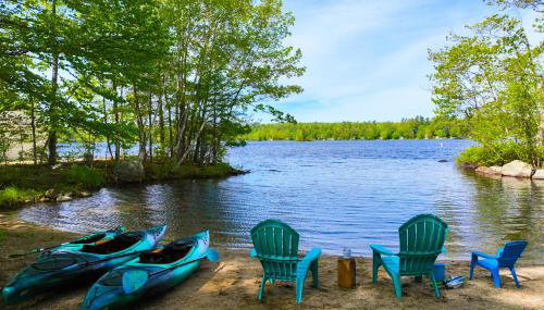 Super Birch on Little Sebago Lake - Foto 2
