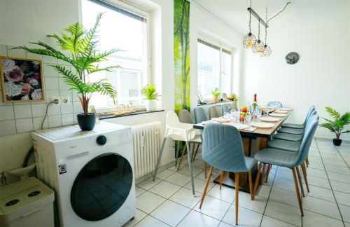 THE BIG MÜNSTER für bis zu 12, Whirlpool, Sauna, zentral, Tischfußball, Balkon, Gasgrill - Foto 15