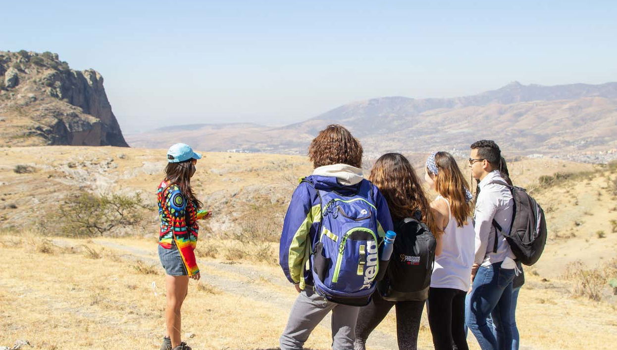 Maravilhados com a natureza panorâmica de Guanajuato