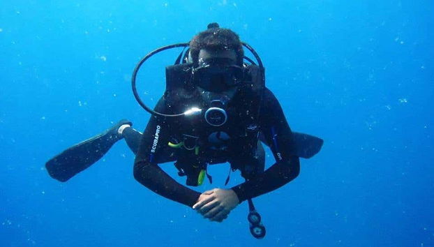 Buceando en Hikkaduwa