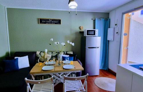 Le MARINE Rez de Jardin direct Plage Parking Privé Climatisé - Foto 11