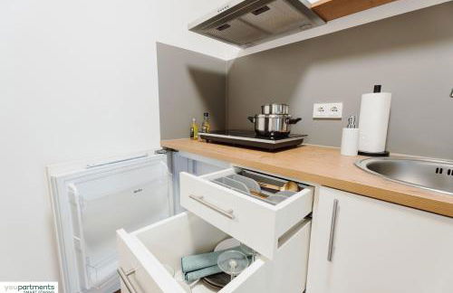 City-Studio im Innenhof mit Boxspring-Bett und Community-Raum - Foto 16