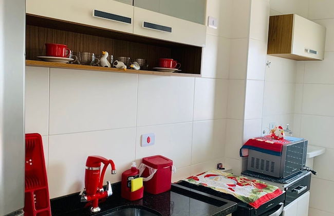 Lindo apto com piscina em Praia Grande - Foto 4