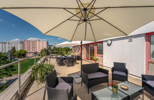 GREAT PLACE Penthouse Stuttgart Airport Messe Parkplatz Heimkino - Foto 11