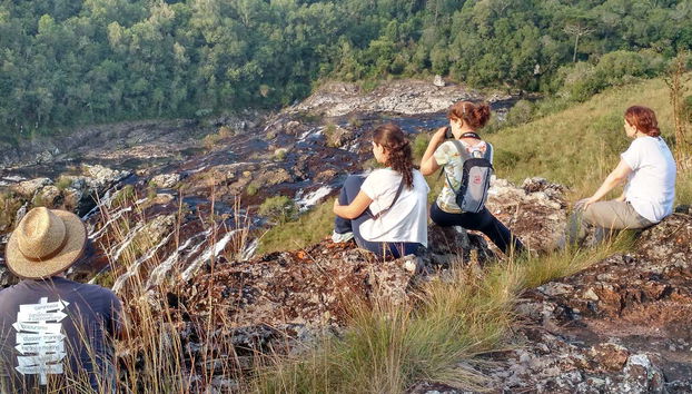 Disfrutando de los paisajes de Criúva