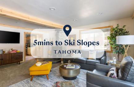 Sweet Pine Deck + Hot Tub, Cozy Modern Interior Close to Ski Resort! - Foto 88