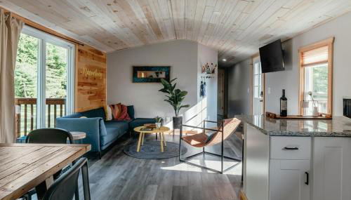 Mural Art Cabin With Pond And Hot Tub - Foto 5