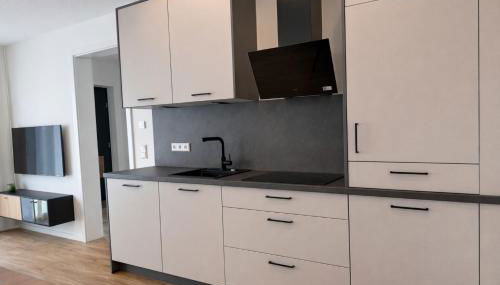 Weinstraßentraum - Neues Apartment - ruhig & modern - Foto 5, stove, dishwasher