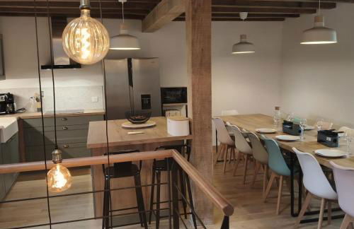 Gîte de rural de 15 personnes, bain nordique, rivière et nature - Foto 30