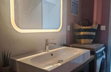 AMARRÉ Gîte Bambou T2 Chambre indépendante - Foto 16