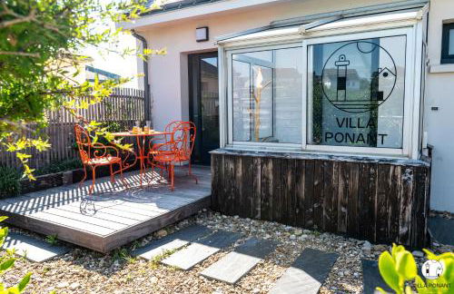 Villa Ponant 5 étoiles à Doëlan, piscine face mer - Foto 36