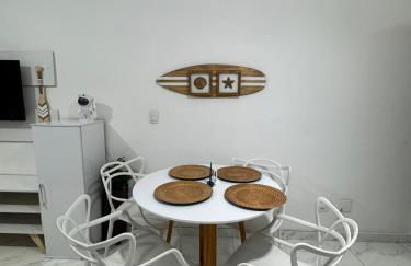 flat som do mar - tombo - guarujá - Foto 8