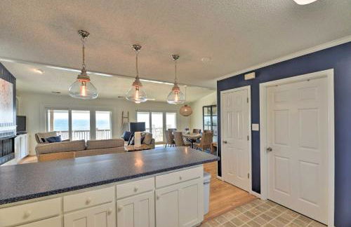 Waterfront Harkers Island Home Sunset View and Dock - Foto 12