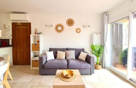 Bel appartement au calme avec terrasse aperçu mer, jardinet et piscine - Foto 5