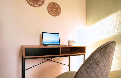 Ruhiges & modernes 5-Personen Apartment mit Boxspringbetten, Smart-TV, Wlan und Balkon - Foto 20