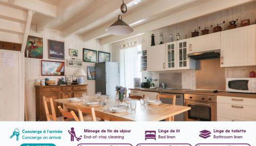 Maison pour 7 - 100m du port du Bono - Foto 2