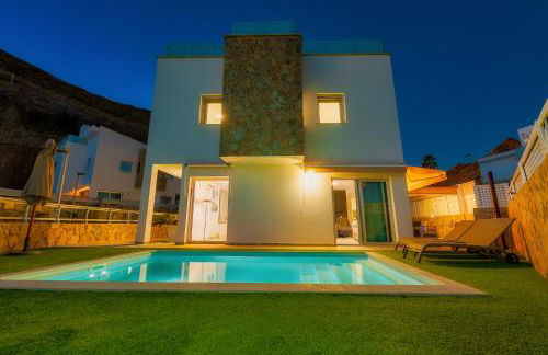 Villa Rosa-Soleada Villa Privada con Piscina Climatizada & WIFI en Tauro-Mogán - Foto 19