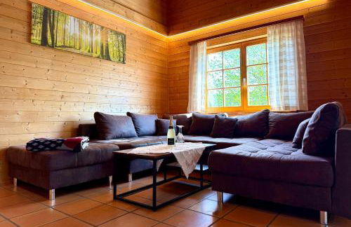 Holz-Ferienhaus Oberbrändi: Kachelofen, Sauna, WLAN, am Wald - Foto 23