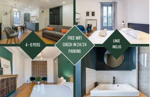 10' de Lyon- Appartement Tassin Centre - 2 Parking - Foto 1