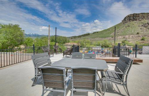 Central Lava Hot Springs Studio with Deck and Views! - Foto 24