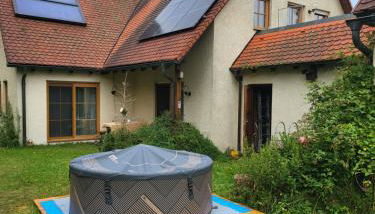 Große ruhige Ferienwohnung in Segringen, Dachterasse, Fernblick vom Grundstück - Foto 2