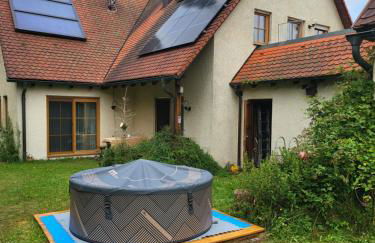 Große ruhige Ferienwohnung in Segringen, Dachterasse, Fernblick vom Grundstück - Foto 2