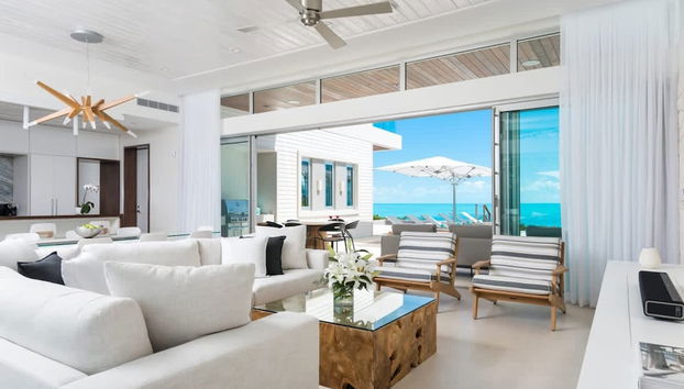 Luxurious Oceanfront Villa Infinity Pool Plunge - Foto 2, Habitación