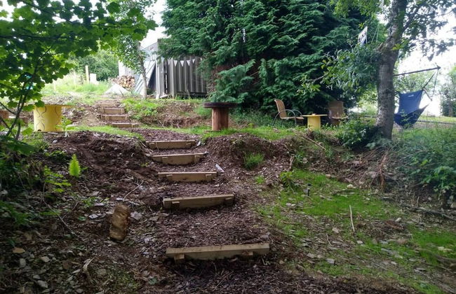 Pilgrims Shepherd's Hut - Goosewell Glynn Glamping - Foto 14