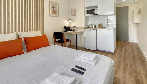 Le Petit Melun - Foto 4, towels, stove, minibar