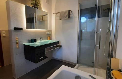 Ferienhaus-Ferienwohnung Weitblick mit Garten und malerischem Bergpanorama - Foto 17